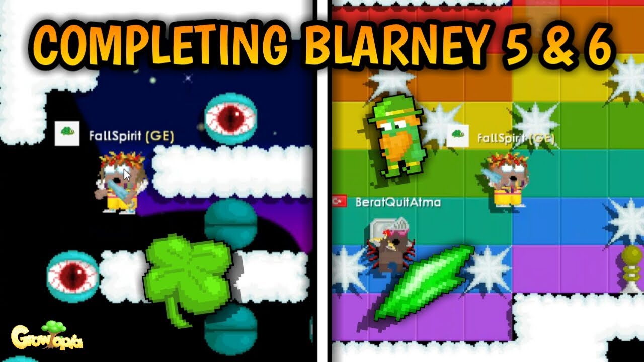 Growtopia - COMPLETING BLARNEY 5 & 6 [St.Patrick's 2021]