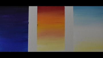 How to Blend Acrylic Paint - 3 Blending Techniques for Beginners – Painting Tutorial -Funworld & Art