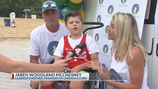 Ohio State athletes team up to help Upper Arlington boy with rare disease image