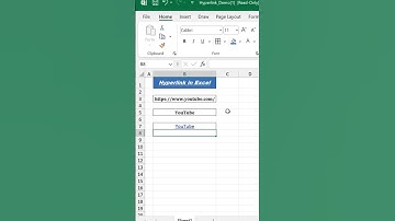 How to use hyperlink function in Excel | #excel #excelshortcuts #tipsntricks #hyperlink