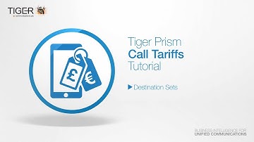 Tiger Prism - Destination Sets Tutorial
