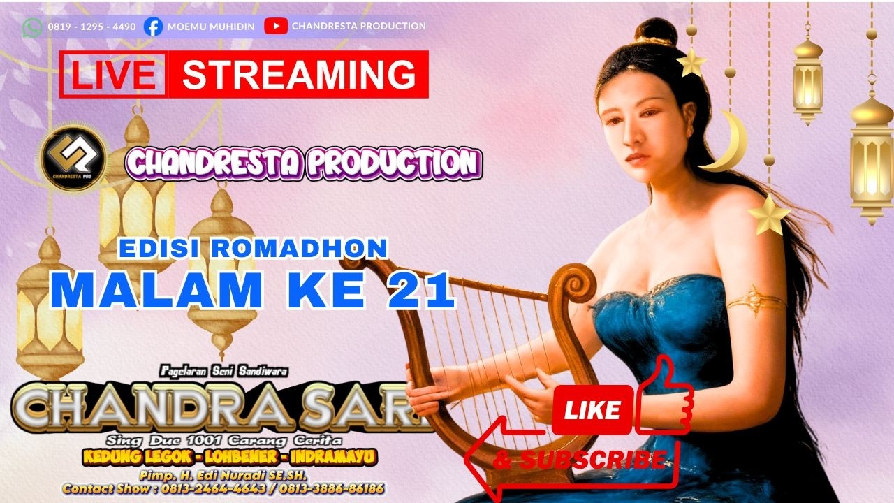 🔴Live Delay| Sandiwara Chandrasari | Judul : Kedung Kramat Watu Bubut|Malam Ke 21 Ramadhon