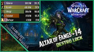 Altar of Fangs +14 | Destruction Warlock | Midnight Season 2