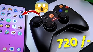 ₹ 720 😱😱 Best Wireless Gaming Controller Under 1000 || Lantech Universal Motorola Gamepad Review
