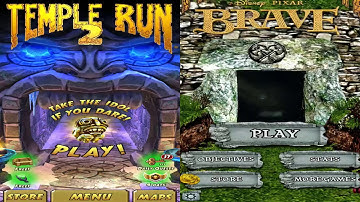 Temple Run 2 FROZEN SHADOWS VS Temple Run BRAVE Android Gameplay