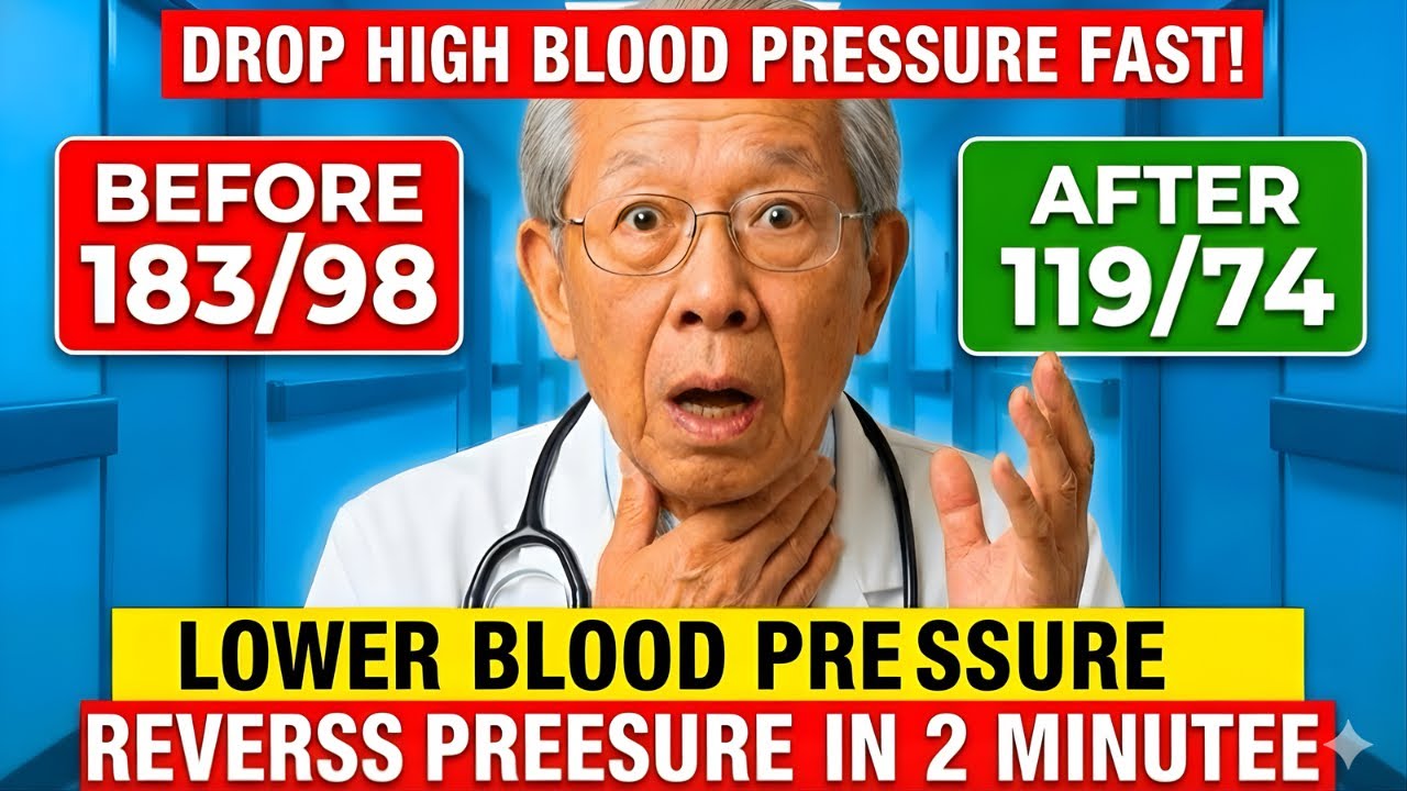 Japan's Oldest Doctor: 3 Breathing TechniquesTo INSTANTLY Lower High Blood Pressure 