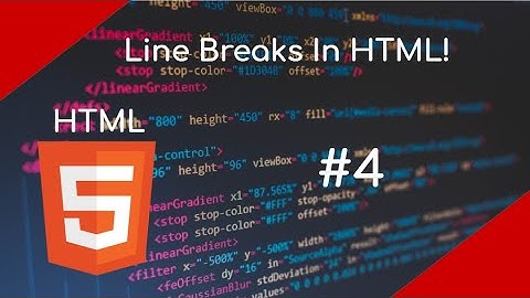 The Line Break Element in HTML