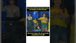 Rich Kids Evolution: Ronaldo's Daughter Using iPhone 17 Pro! 👀 #historyinsteps