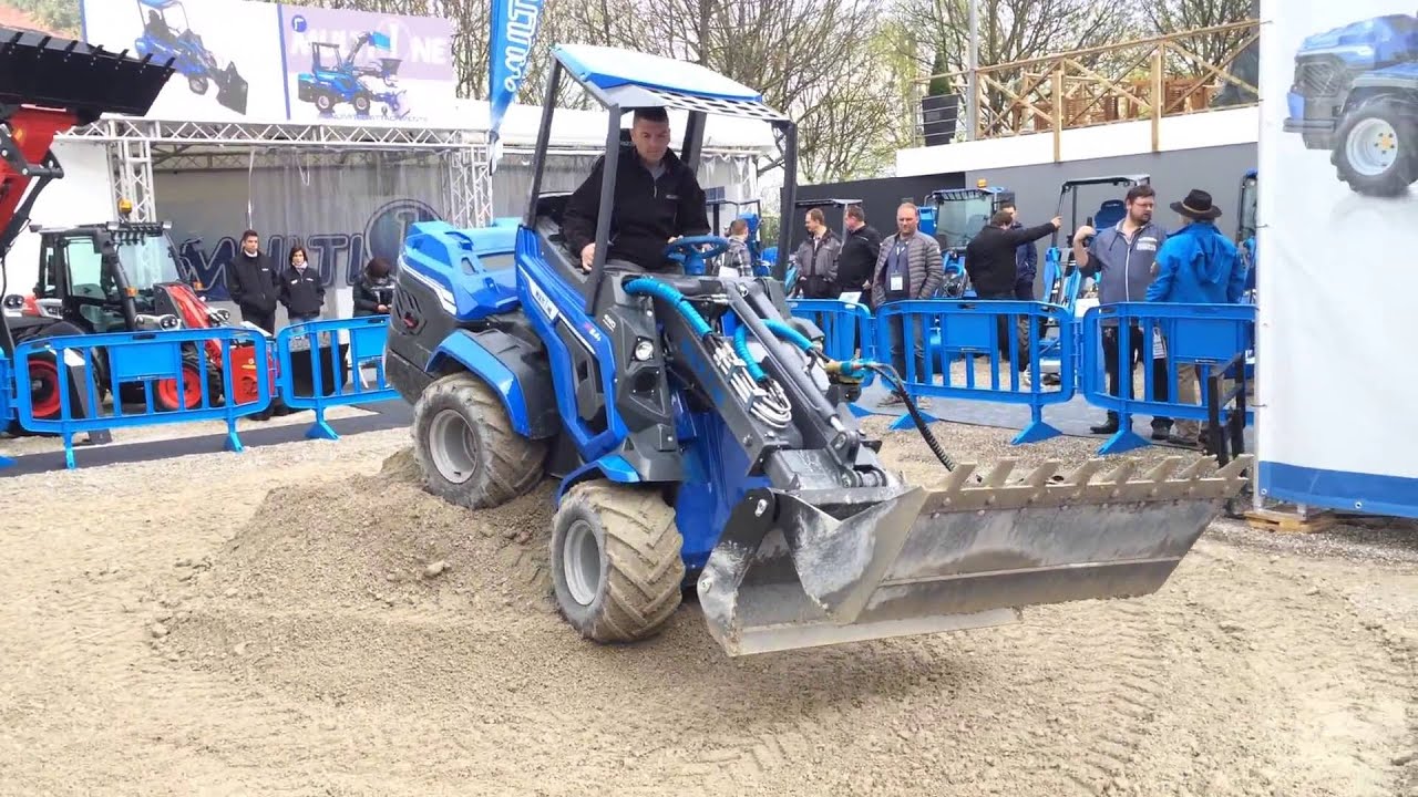 Multione Wheel Loader And Attachments Demo At Bauma Expo 2016