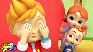 Peek a Boo Song ! | Boom Buddies  Nursery Rhymes and Toddler Songs  Preschool Fun