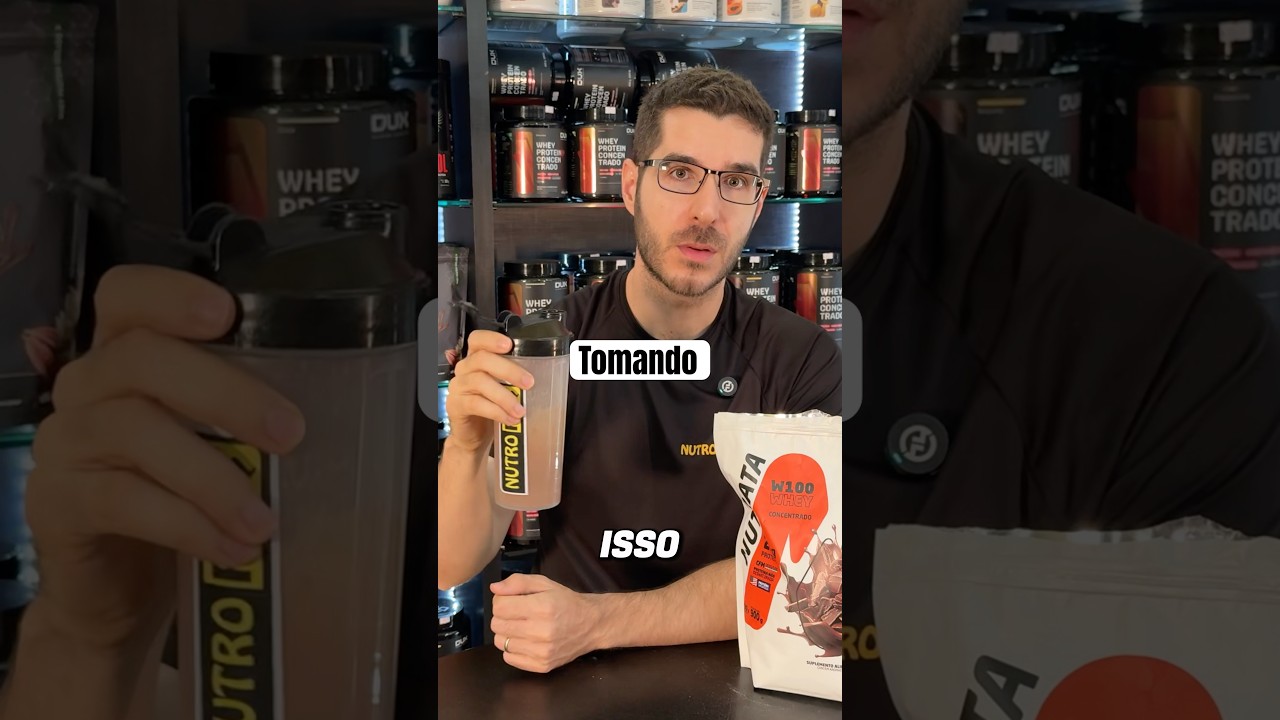 Tomei o Whey W100 da Nutrata. Como é o sabor?