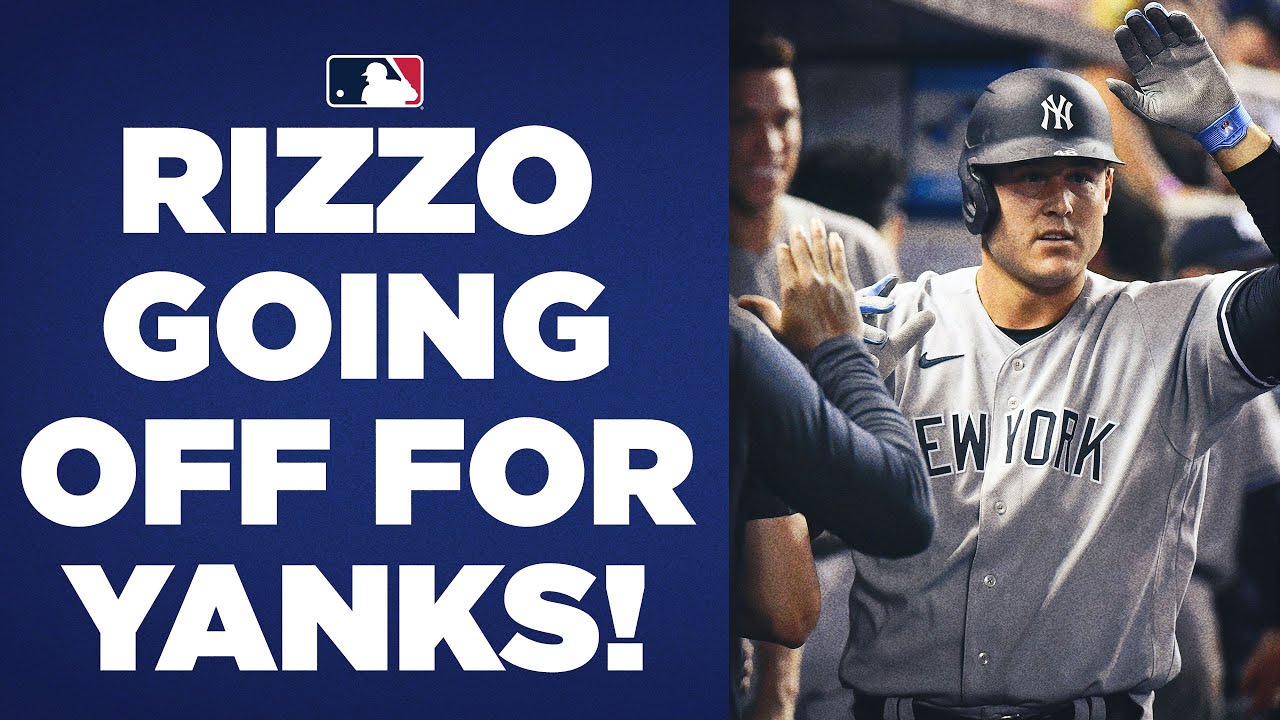 Anthony RIzzo ON FIRE since joining Yankees! (4 hits, 2 home runs, gotten  on base 8 times!) 