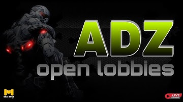 CODM LIVE | ADZ OPEN LOBBIES | COD MOBILE | CALL OF DUTY MOBILE #codm