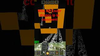 who killed Ender dragon?🧐🤨 #minecraft #gaming #smp #op #ogz mc#og #end #pvpmontage #powerful