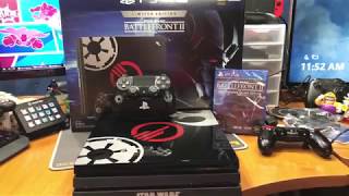 Star Wars Battlefront Ii Playstation 4 Pro Limited Edition Console Unboxing Youtube