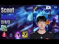 Scout Mid Anivia vs Ryze lol KR solo rank Full Game 16.8 | 스카웃 애니비아 vs 라이즈