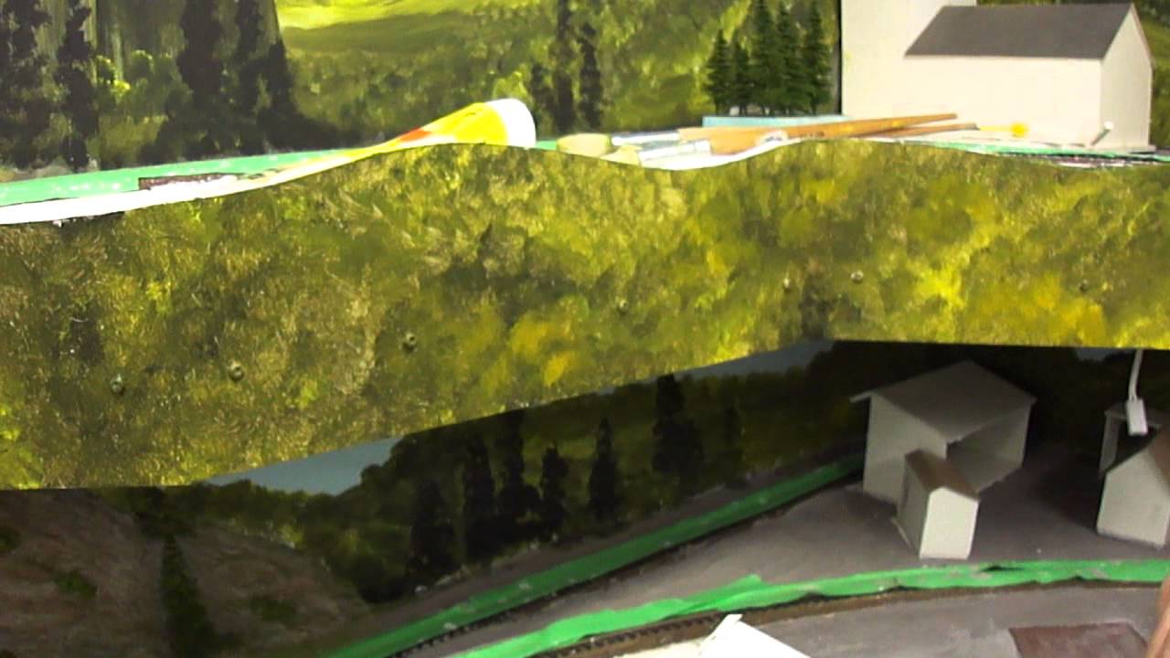 PAINTING FASCIA FOR MODEL RAILROADS - YouTube