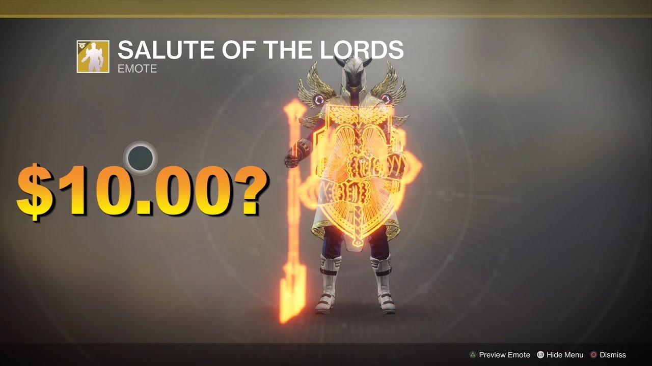 Destiny 2 NEW Iron Banner Exotic Emote YouTube