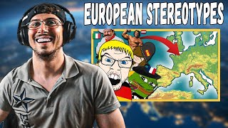 European Reacts to European Stereotypes Explained (HILARIOUS!)