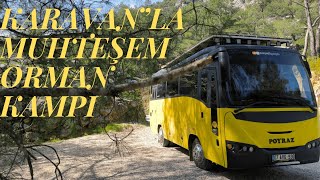 Karavanla Ormanda Kamp