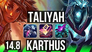 TALIYAH vs KARTHUS (JGL) | 81% winrate, 11/2/10, Dominating | KR Master | 14.8