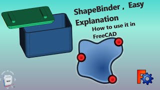 FreeCad Tutorial. Shapebinder Explained. How to use it effectively. Must-Use tool in FreeCad