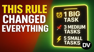 De 1-3-5-regel heeft mijn leven veranderd: een productiviteitstruc die je ECHT moet proberen!