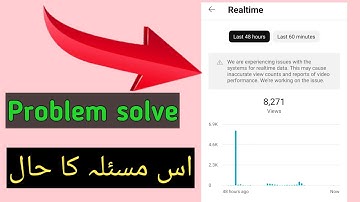 we are experiencing issues with the system for real time data| ytstudio | problem solve