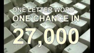 MONKEYS WITH TYPEWRITERS THEOREM - could life happen by chance?
