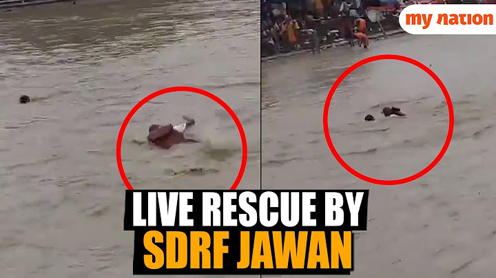 On Camera: SDRF Jawan Saves Drowning Kanwariya at Ganga River in Haridwar