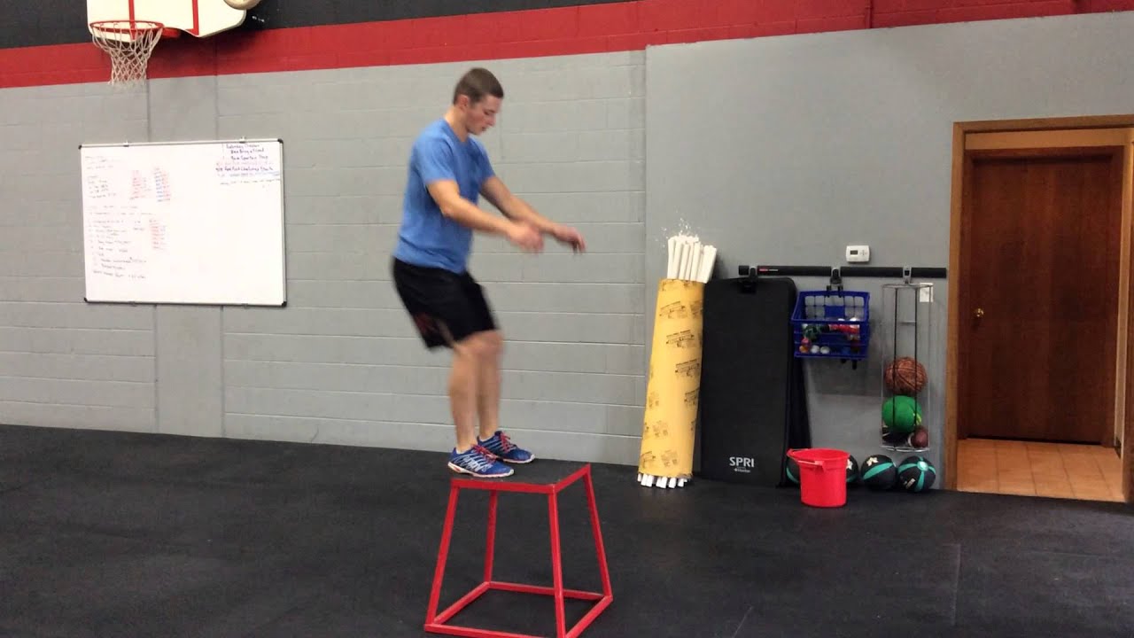 Box Jump Jump Down CrossFit 333 - YouTube