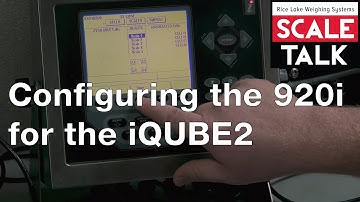 ScaleTalk: Configuring the 920i Indicator for the iQUBE2 Junction Box