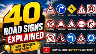 Can you identify all 40 road signs Test your road-sign knowledge
