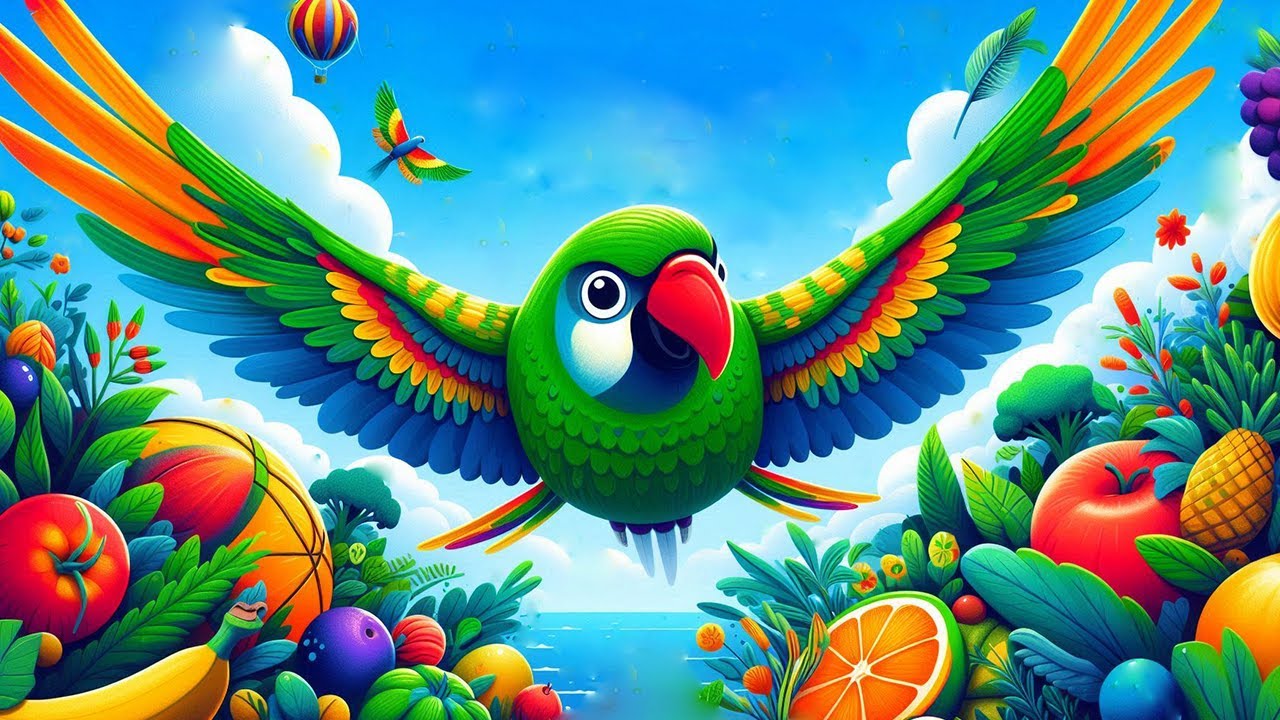 Mithu Mithu | Main Tota Hare Rang Ka | Fun Kids Poem | New Children's ...