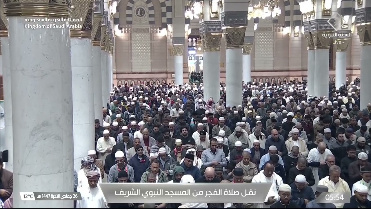 صلاة الفجر للشيخ عبدالباري الثبيتي 26 جمادى الآخرة 1447هـ