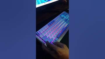 Aula F99 mechanical keyboard keystroke sound