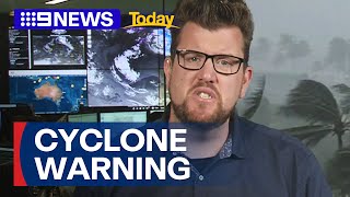 BOM issues tropical cyclone warning for Queensland | 9 News Australia