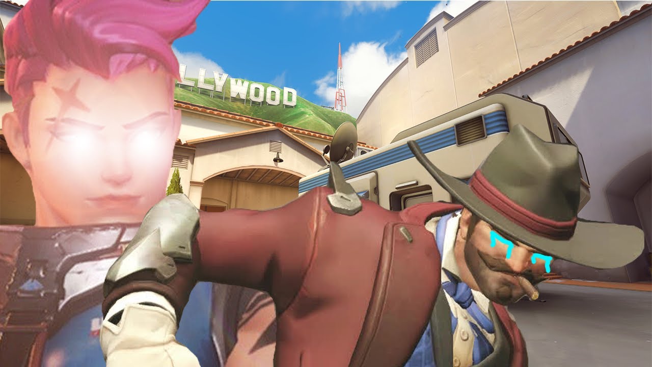 I requeue into a toxic teammate, and its the funniest Overwatch game I