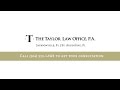 The Taylor Law Office is a customer focused family law and divorce law firm serving in Northeast Florida.