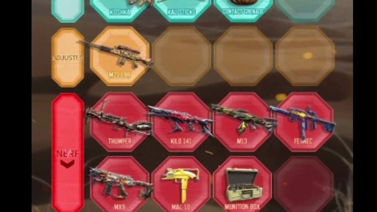 Trailer musim 4 MP & nerf ,buf senjata season 4 CODM