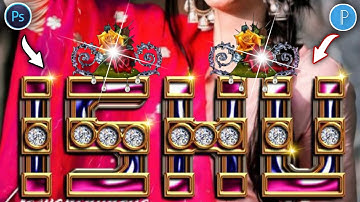 Glass Font Name On Pixellab Ps Touch How To Make Glass Font Editing Step By Step | Zarraq Creation