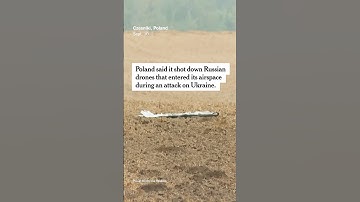 Russian Drones Are Shot Down Over Poland