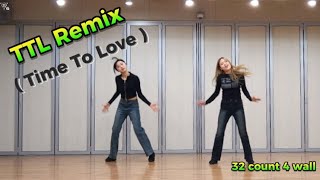 라인댄스Ttl Remix Time To Love Line Dance 타임 투 러브 라인댄스