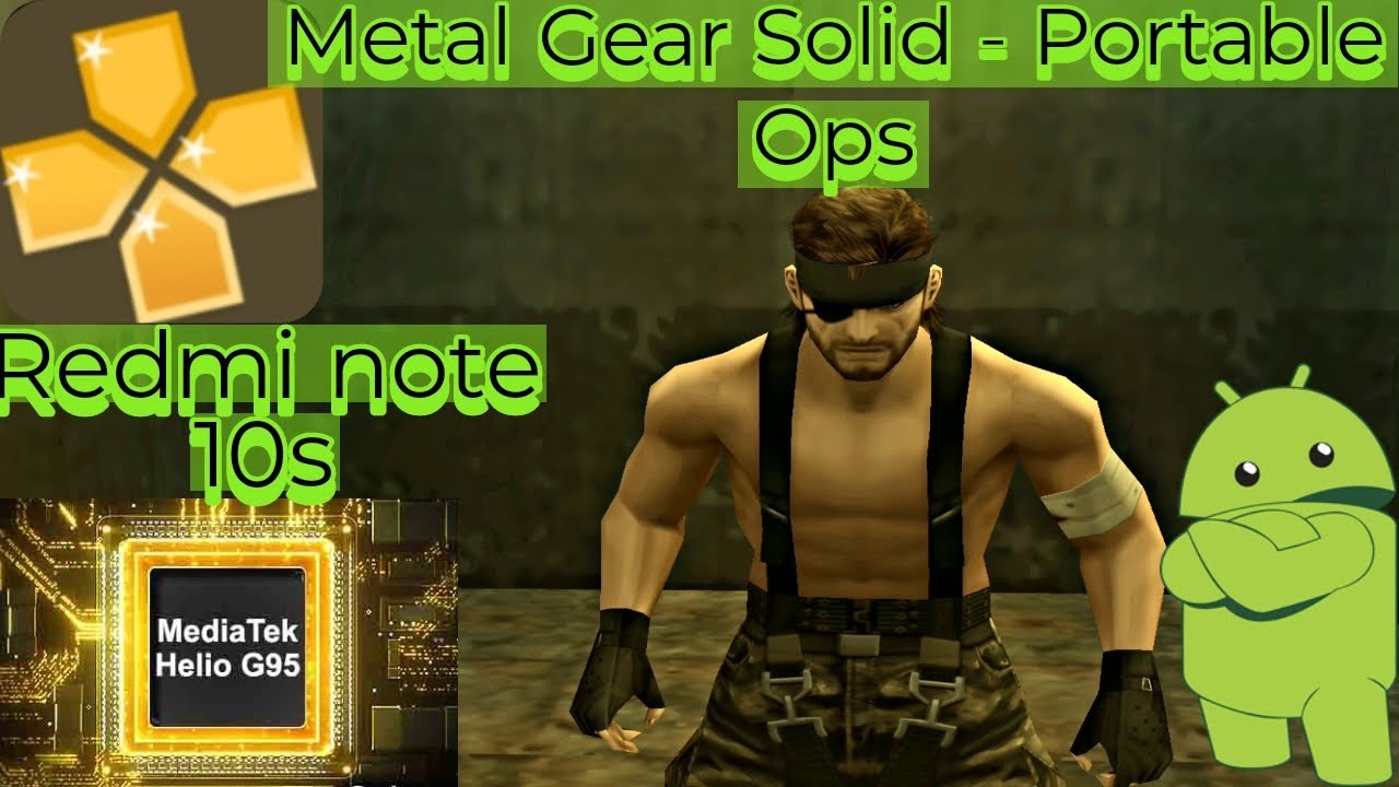 Metal Gear Solid - Portable Ops en PPSSPP Android - YouTube