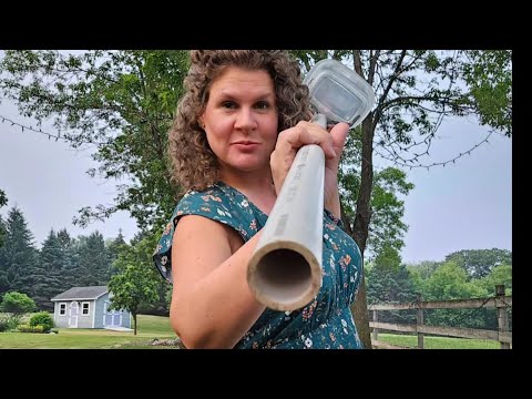 Bye back pain at planting! I made a DIY standing hand seeder | Vlog | June 9, 2023