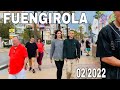 FUENGIROLA MALAGA SPAIN LATEST (PASEO MARITIMO) BEACH WALK TODAY FEBRUARY 2022 [4K] Sunday BeachWalk