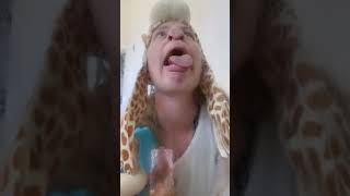 Weird things my toddler does: licking glass windows and doors