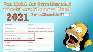 Cara Mengatasi WORDPRESS MEMORY LIMIT Secara Manual Lewat Cpanel