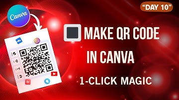 How to Make QR Codes in Canva | Link Anything in 30 Seconds | canva Tutorial