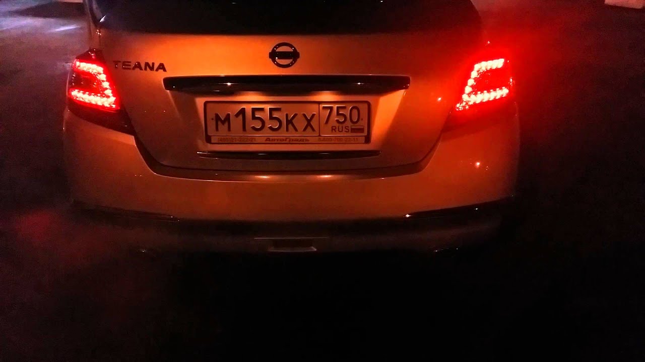 Выхлоп nissan teana